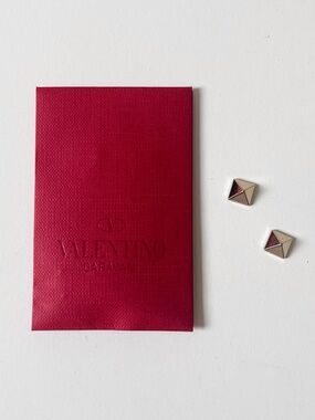 VALENTINO ~ Set of 2 Rockstuds Gold Studs Replacement